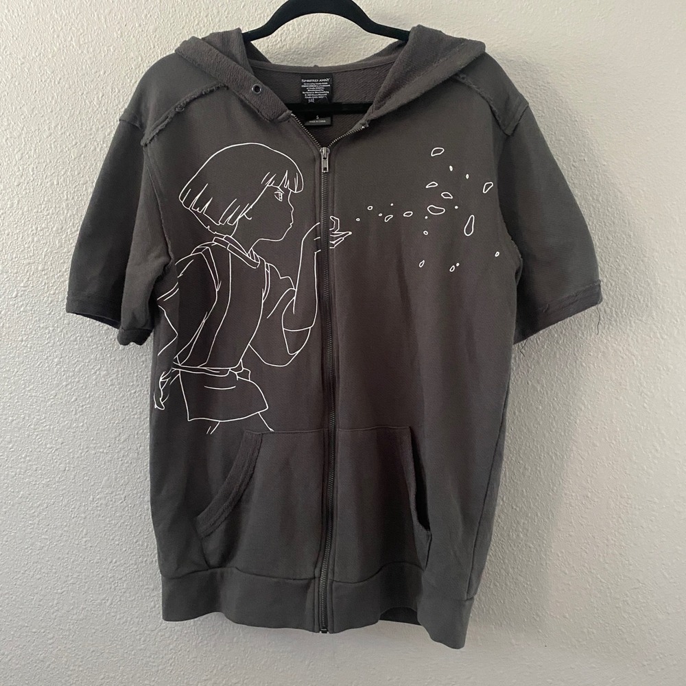Our Universe Studio Ghibli Spirtited Away Haku Hoodie Small Distressed Grunge